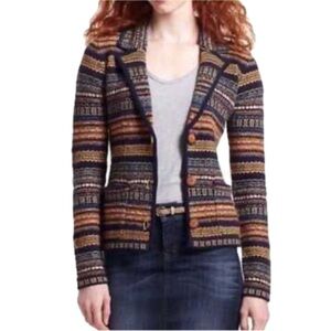 SPARROW by Anthropologie Fair Isle Wool Cardigan - Size Large, Fall, EUC